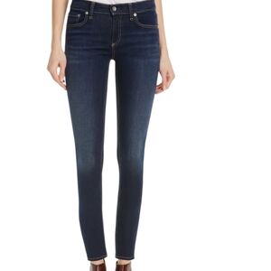 rag & bone Cate Ankle Skinny Jeans dark blue Size 28